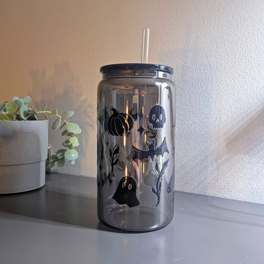 Verre Halloween sombre