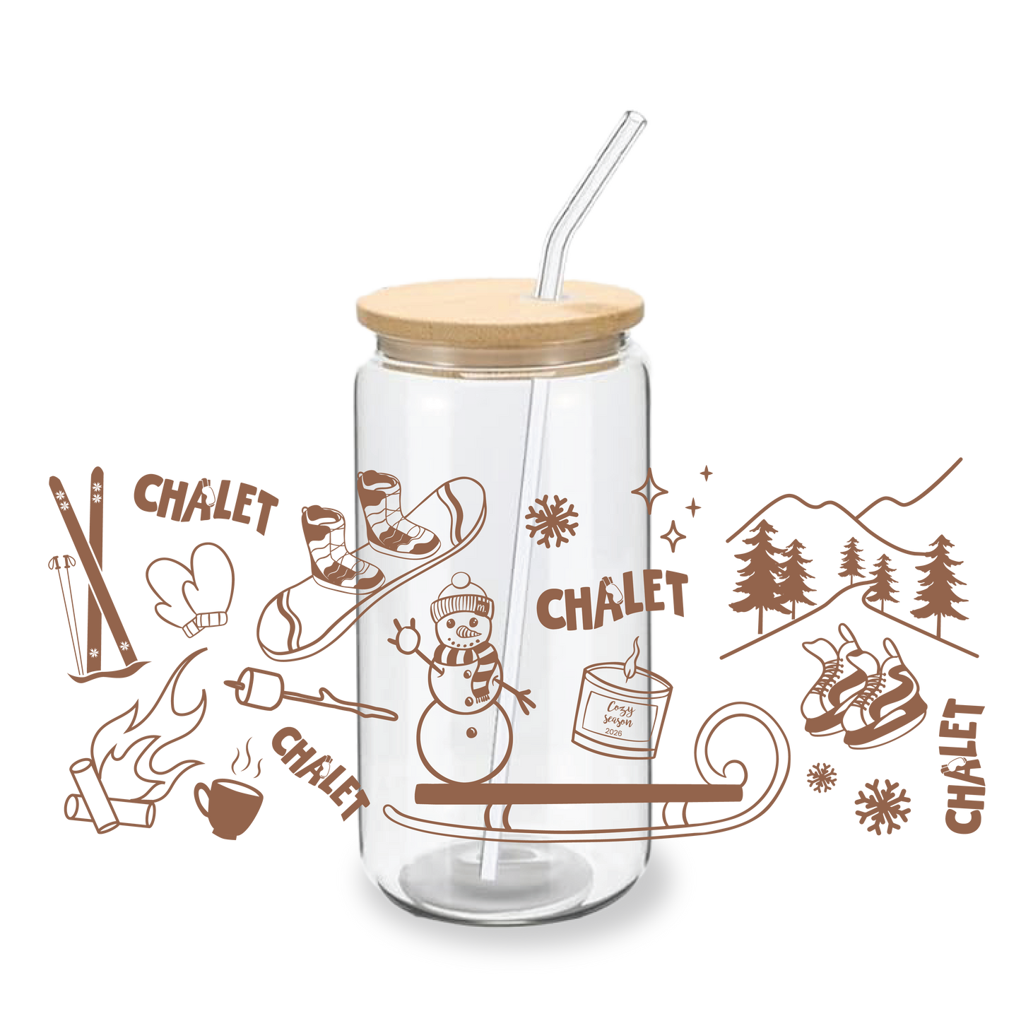 Verre 16oz | Myrtille design