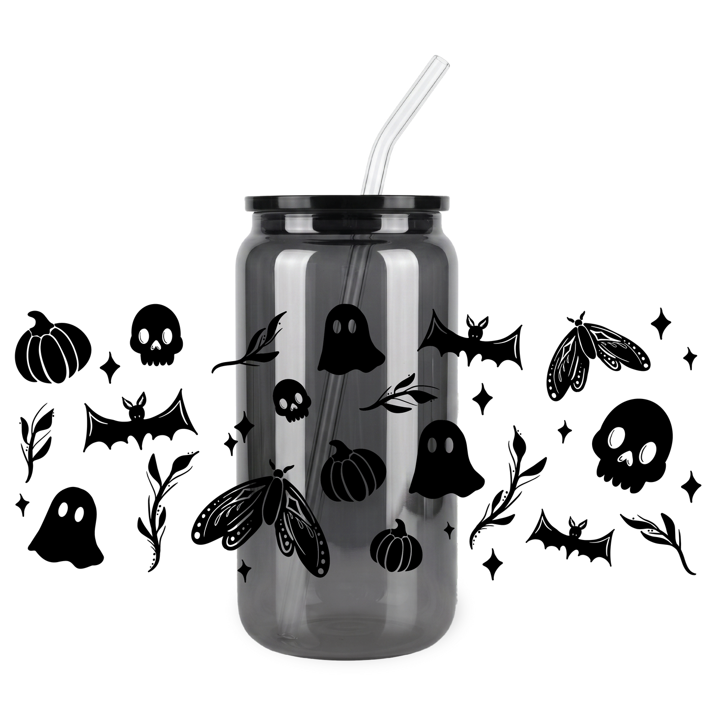 Verre Halloween sombre