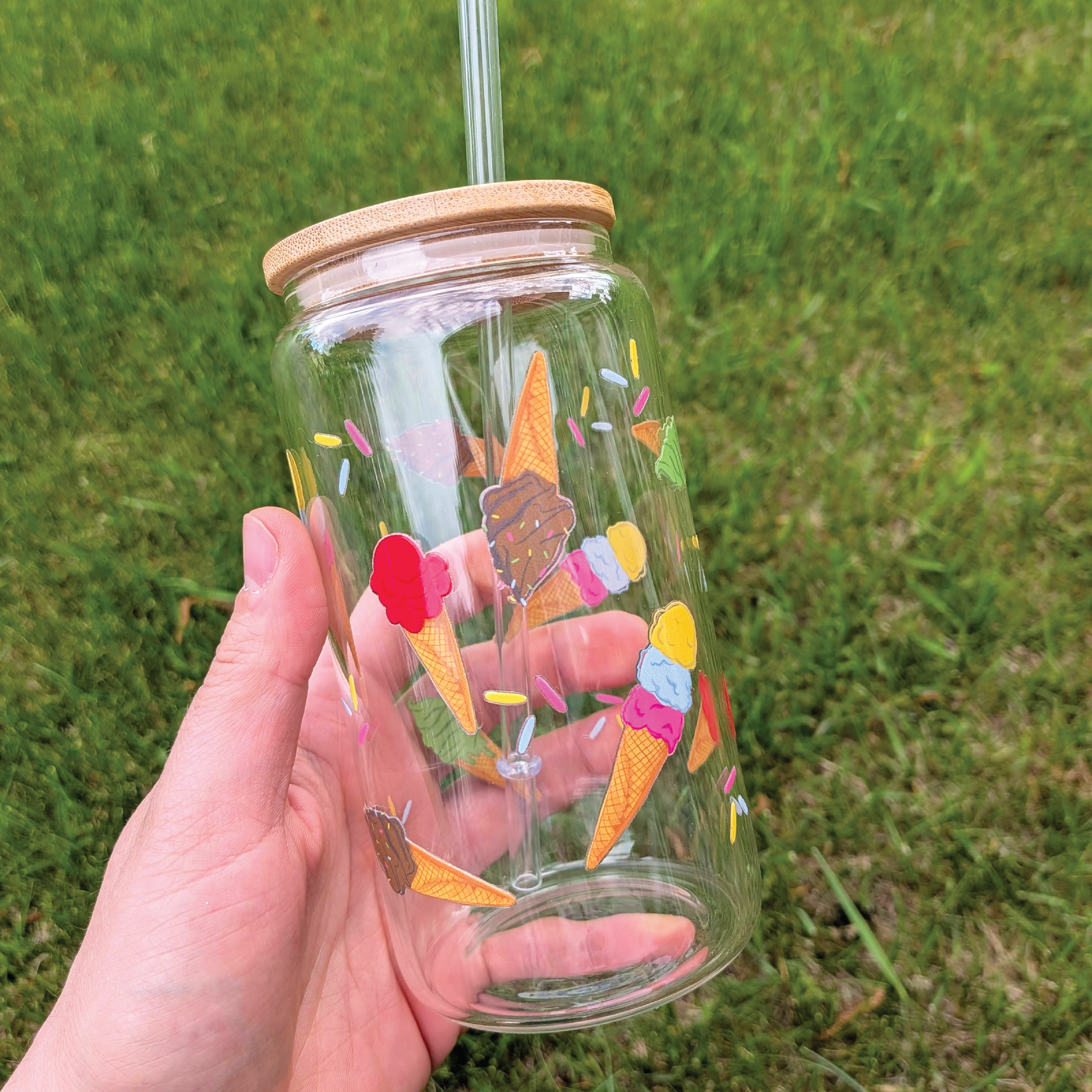 Verre 16oz |Myrtille design