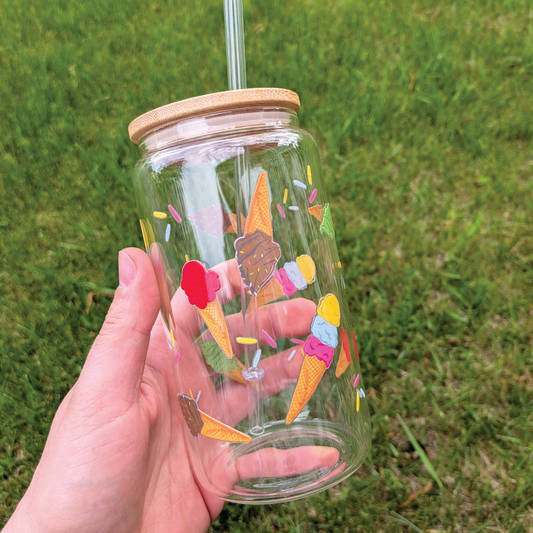 Verre 16oz |Myrtille design